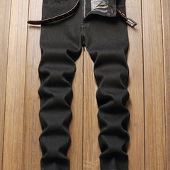 Men's Slim Fit Distressed Stretch Denim Pants
