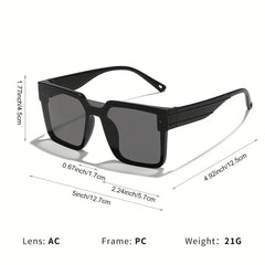 Square Frame Sun Protection Sunglasses for Boys Girls Teens