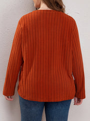 V Neck Long Sleeve Sweater