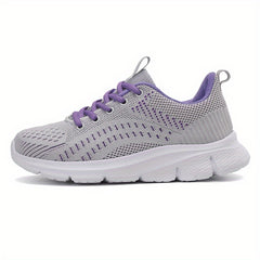Women's Leisure Mesh Running Shoes Lightweight Outdoor Travel Shoes
