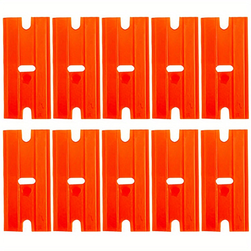 Plastic Razor Blade Scrapers 10pcs Blades Paint Removal Scraper Glue Removal