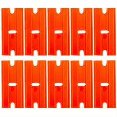 Plastic Razor Blade Scrapers 10pcs Blades Paint Removal Scraper Glue Removal