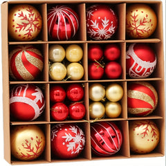 Christmas Ornaments Set 44pcs Shatterproof Hanging Pendants Decoration