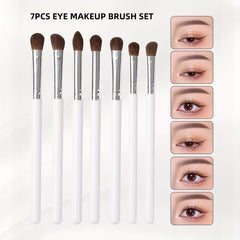 7pcs Eyeshadow Brush Eye Blender Brush Horse Hair Flawlessly