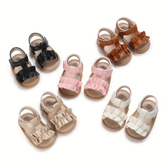 Lightweight Baby Girls Open Toe Sandals Breathable Anti Slip Sandals
