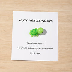 Turtle Cheer Up Gift Motivation Teacher You're Awesome Friendship Present