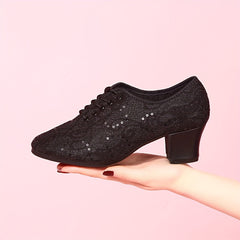 DADAWEN Women's Latin Dance Shoes