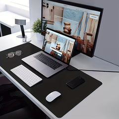 Medium Anti-slip Leather Mouse Pad Car Line Process Office Desk Pad