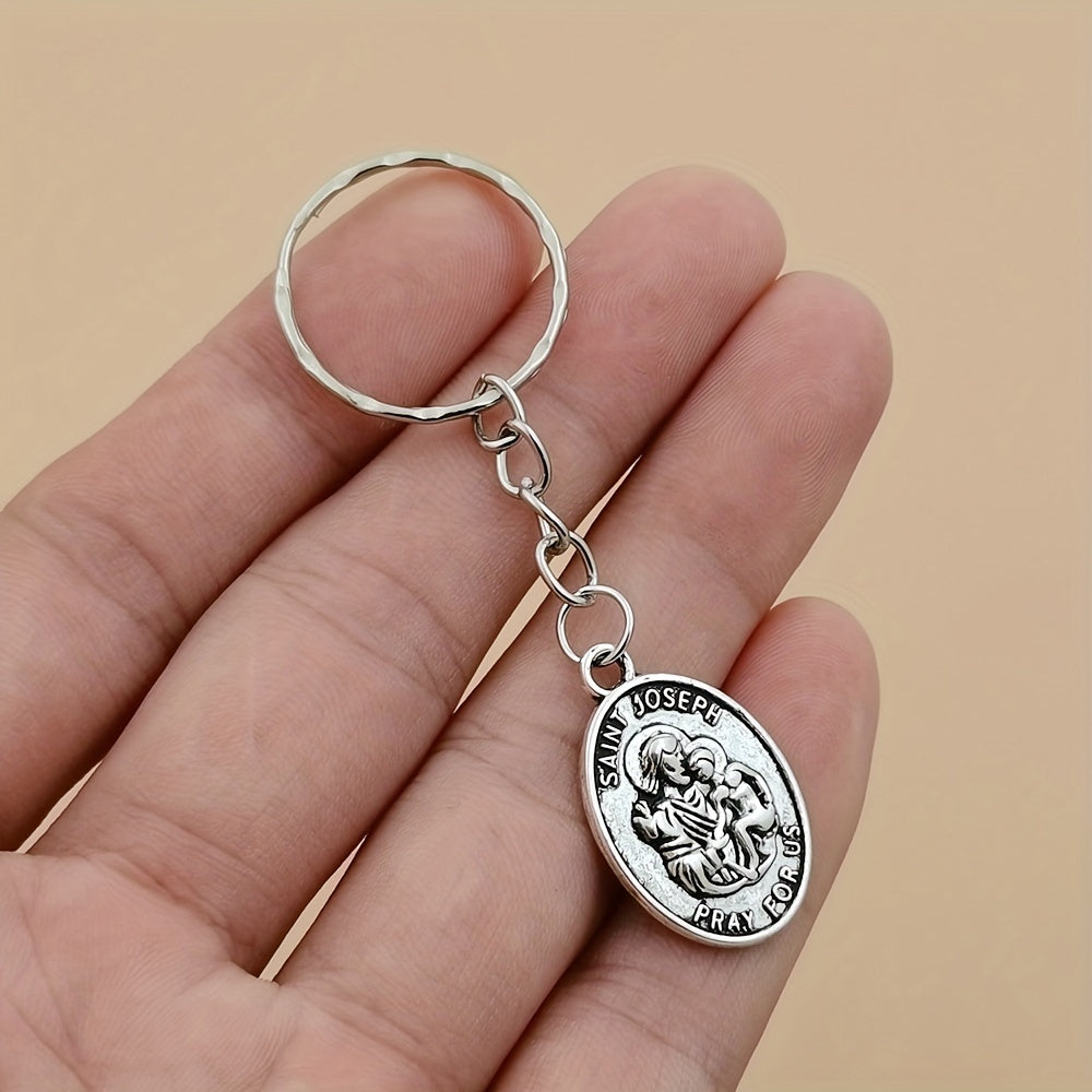 SAINT JOSEPH PRAY FOR US Key Chain For Men Y 439
