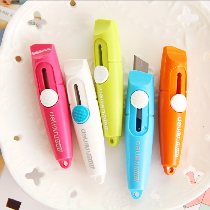 Portable Retractable Utility Cutter for Office School Art Supplies