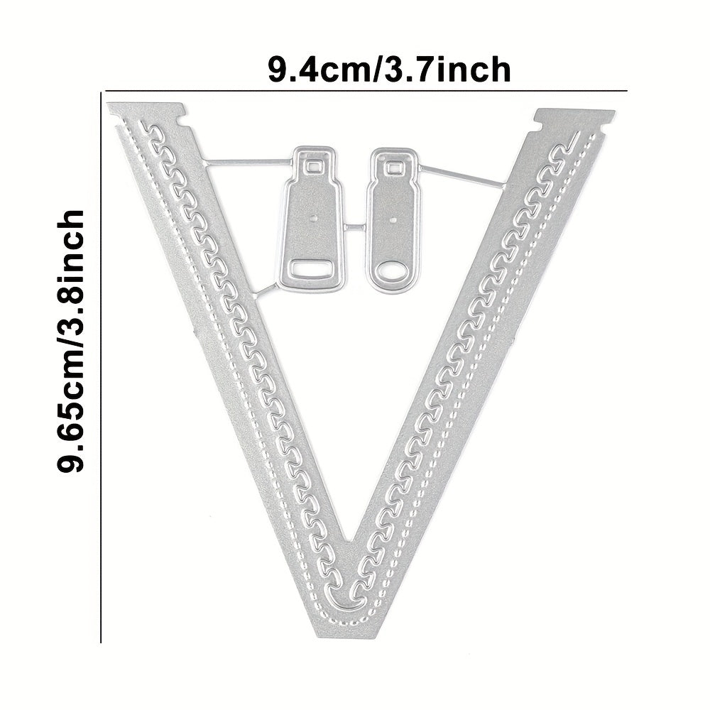 Zipper Cutting Dies for DIY Scrapbooking Album Card Making
