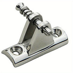 1pc Stainless Steel Concave Deck Hinge With Removable Pin