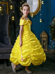 Girl's Princess Dress Party Costume with Accessories