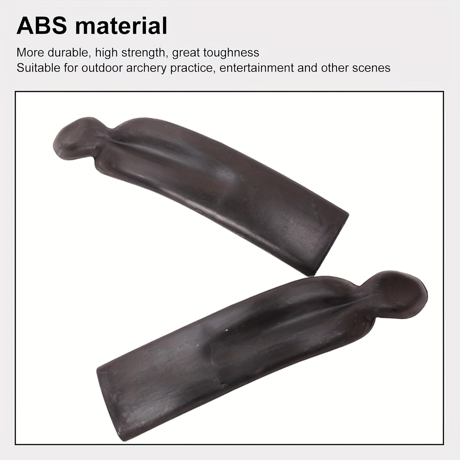 2pcs ABS Recurve Bow Limb Tip Guard Easy Installation