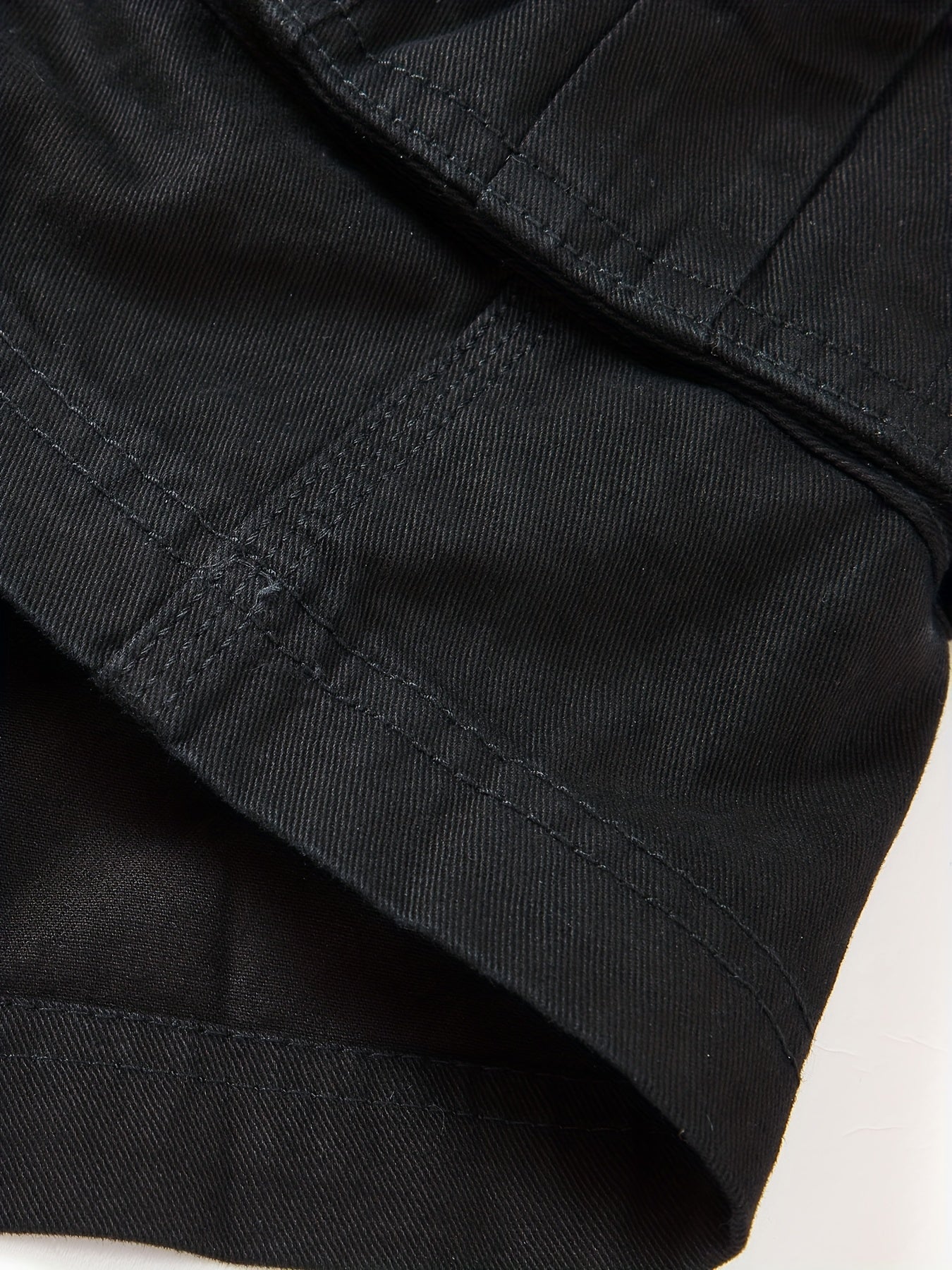 Men's Cotton Cargo Shorts with Drawstring - Summer Outdoor Wear