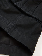 Men's Cotton Cargo Shorts with Drawstring - Summer Outdoor Wear