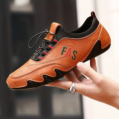 Men's No Tie Sneakers Casual Walking Shoes