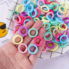 100 Children's Hair Rings Sweet Elastic Hair Ties