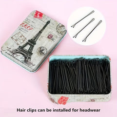 Small Iron Storage Box for Office Supplies U Disk Pins Postcards