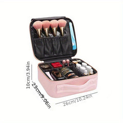 Travel Makeup Train Case Professional Cosmetic Bag Organizer Portable