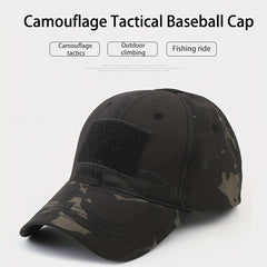Tactical Camo Baseball Cap Sunscreen Hat for Army Hiking