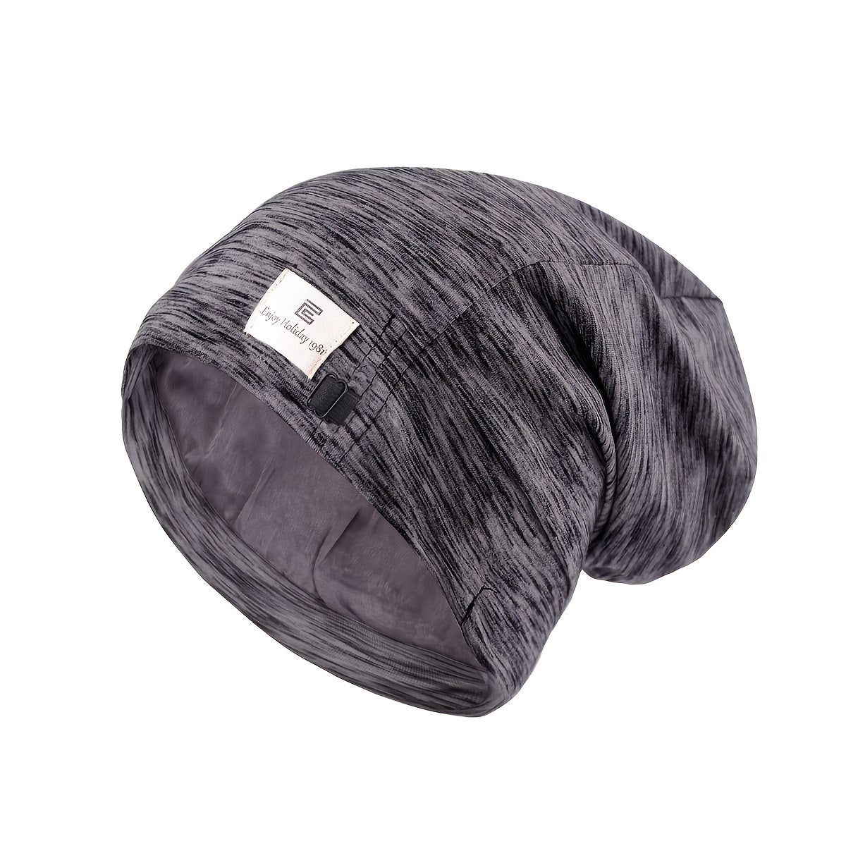 Sleep Slap Night Cap Women Silk Hair Wrap Satin Lined Curly Hair Covers