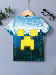 3D Print Short Sleeve T shirt for Kids - Summer Clothes Gift