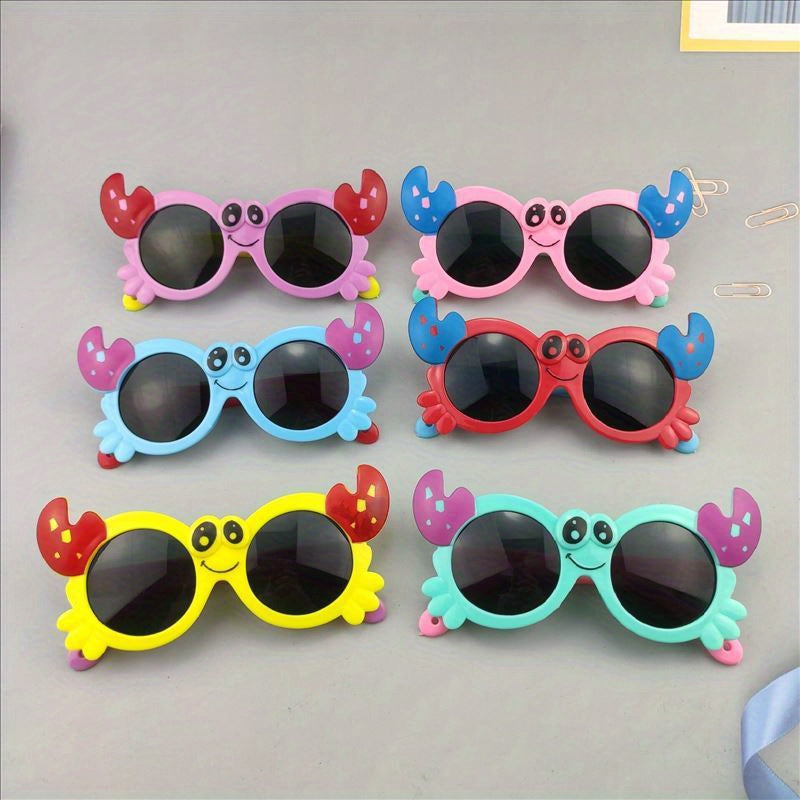 Kids Plastic Frame Sunglasses UV400 Protection For Baby