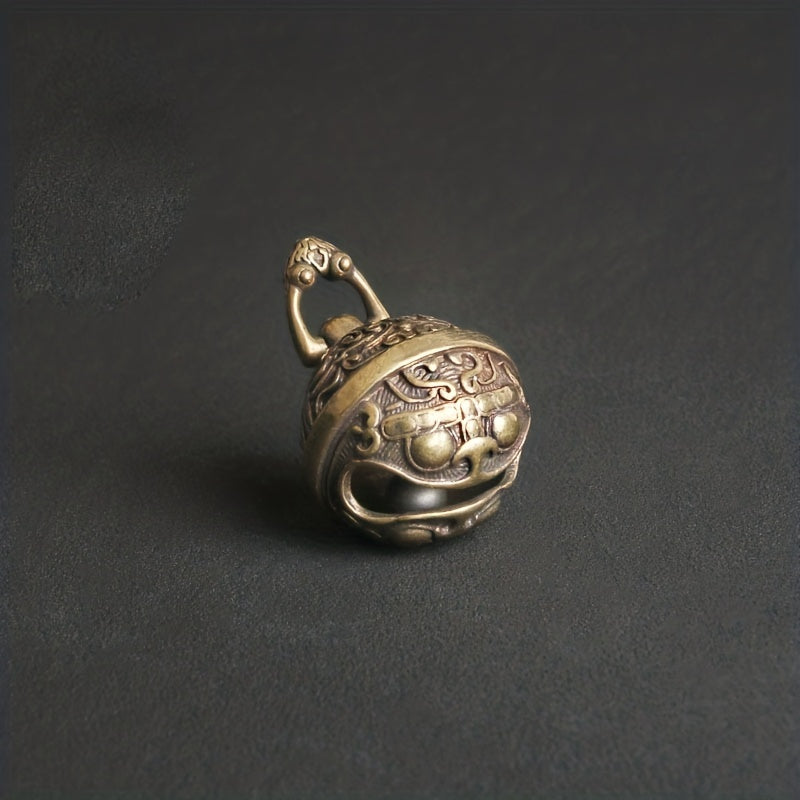 Brass Gluttonous Bell Car Keychain Pendant Bell Accessories