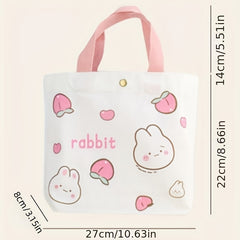 Cute Cartoon Animal Mini Canvas Tote Bag for Girls