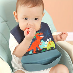 Waterproof Silicone Bib for Babies 6-24 Months