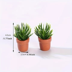 Simulation Plant Potted Statue Micro Landscape Model Dollhouse Decoration