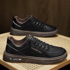 Men's Lace-up Skate Shoes with Cushioning and Traction