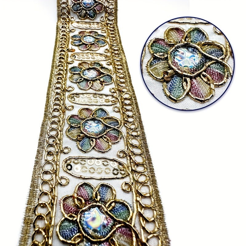 Sequin Strap Lace Sewing Craft Fabric Ribbon Home Decor Sewing Supplies