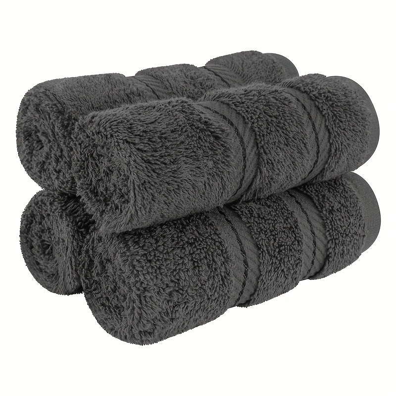 Soft 4-Piece Cotton Washcloth Set 33x33cm