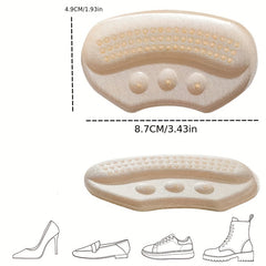 Heel Stickers: Anti-Drop & Anti-Grind for Loafers, Leather Shoes - Half Size Pad