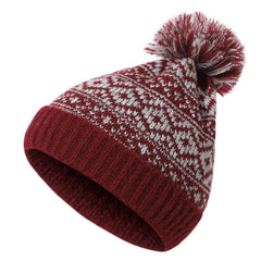 Autumn Winter Brimless Riding Thickened Wool Knitted Cap