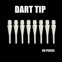 60pcs 2BA Pom Plastic Dart Tip Soft Dart Tips Replacement
