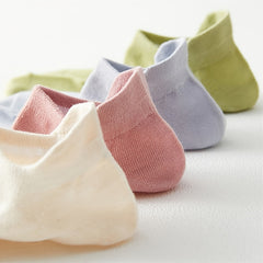 10 Pairs Solid Ankle Socks Soft & Lightweight Low Cut Sports Socks Women's