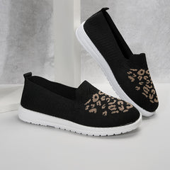 Leopard Print Anti-slip Mesh Sneakers