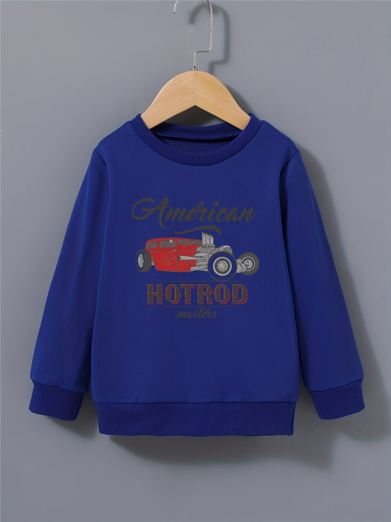 Kid's Pattern Print Sweatshirt Pullover Crew Neck Top