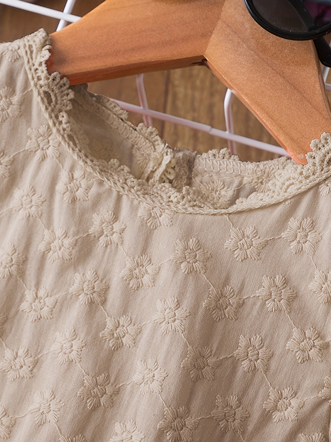 Toddler Girls Lace Flowers Embroidery Tutu Dress For Party