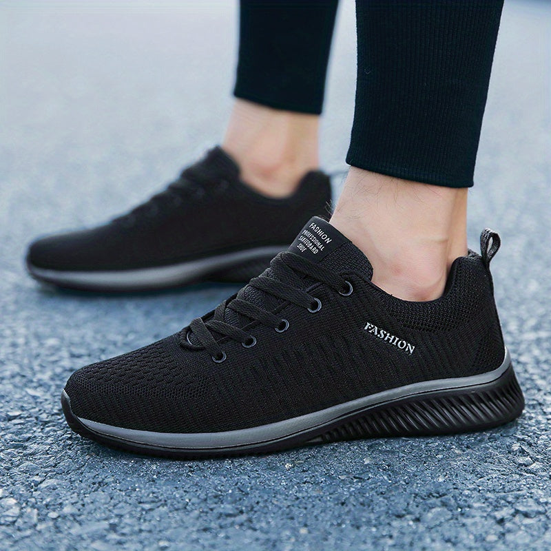Men's Lightweight Breathable Running Shoes Soft Sole Sneakers