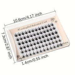 DIY Eyelash Extensions 9-12mm Cluster Lashes for Fuller Eyes