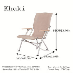 Portable Outdoor Folding Chair for Hiking Camping Fishing