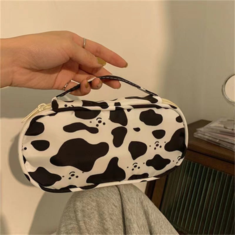 Checkerboard And Plaid Pencil Bag Girls Student Girls Ins Stationery Bag