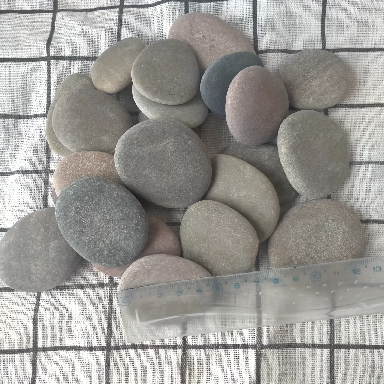 10pcs River Rocks For Painting 5-7 Inches DIY Flat Painting Stones