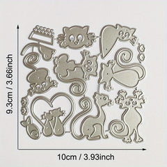 Cat Animal Metal Cutting Dies for Card Decoration DIY Scrap