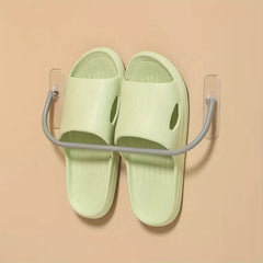 Foldable Bathroom Slippers Rack Wall Hanging Shoe Storage Rack