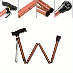 4-Section Aluminum Climbing Stick with Storage Bag for Outdoor Camping & Hiking